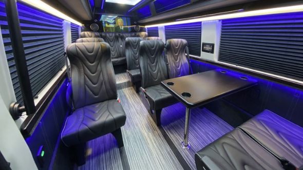 carlsbad 18 passenger sprinter van interior
