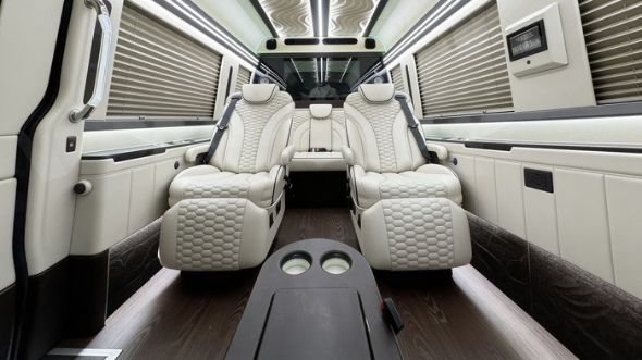 carlsbad 8 passenger sprinter van interior