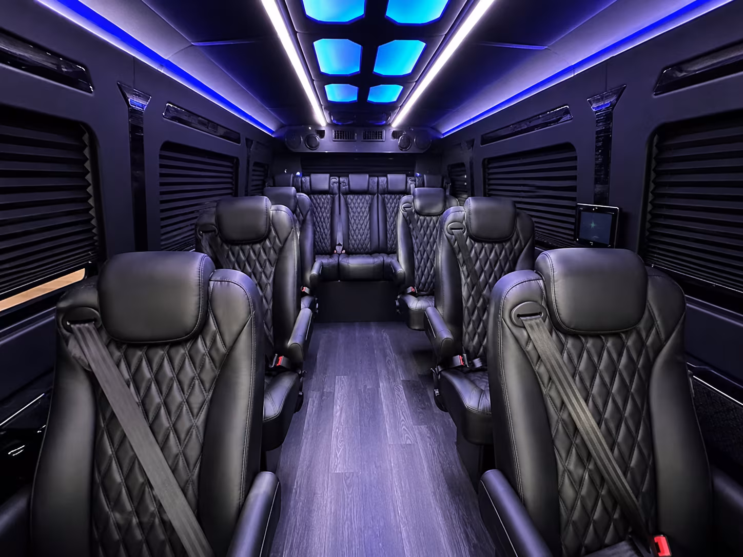 carlsbad 10 passenger sprinter van interior