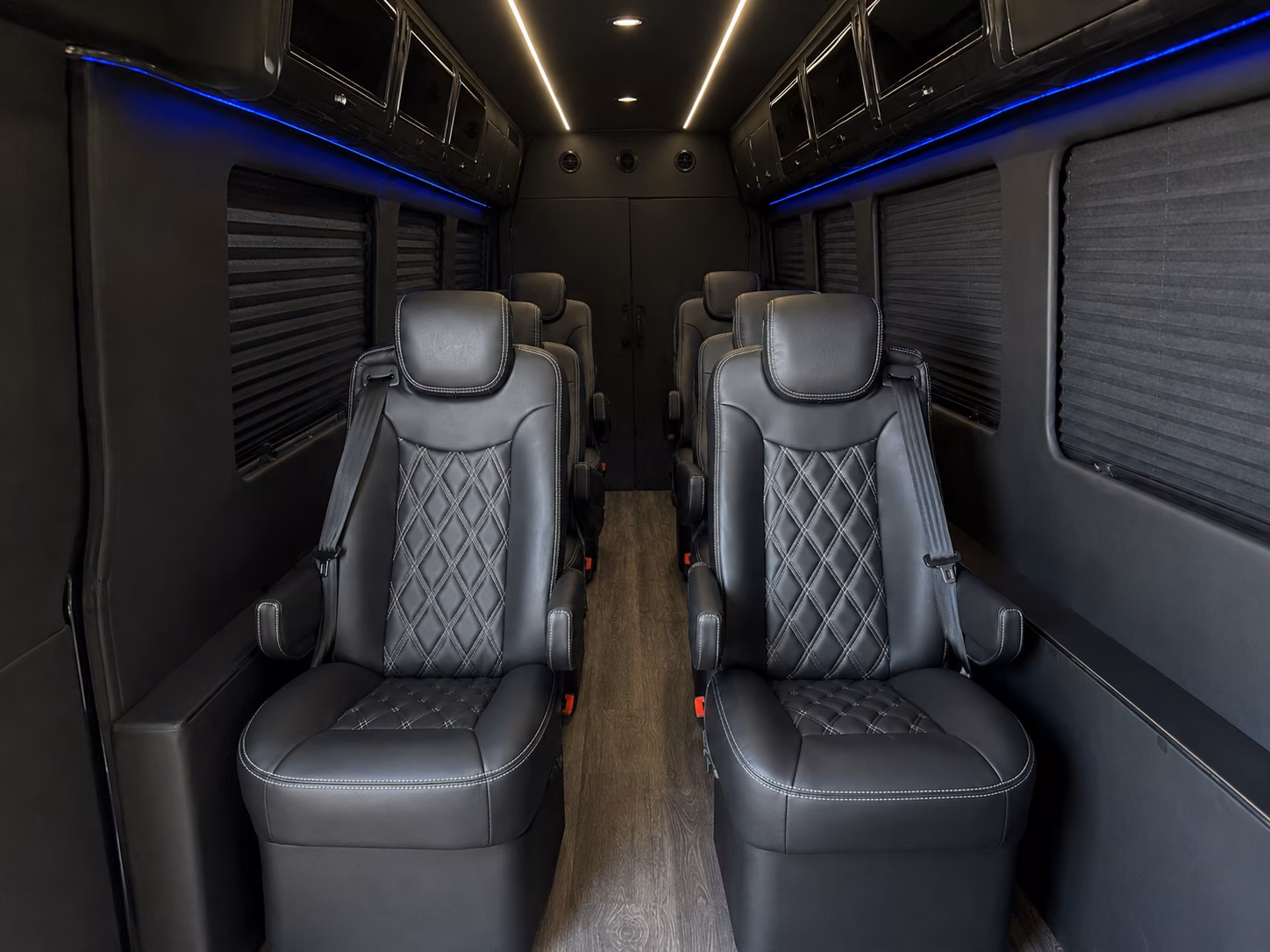 carlsbad 12 passenger sprinter van interior