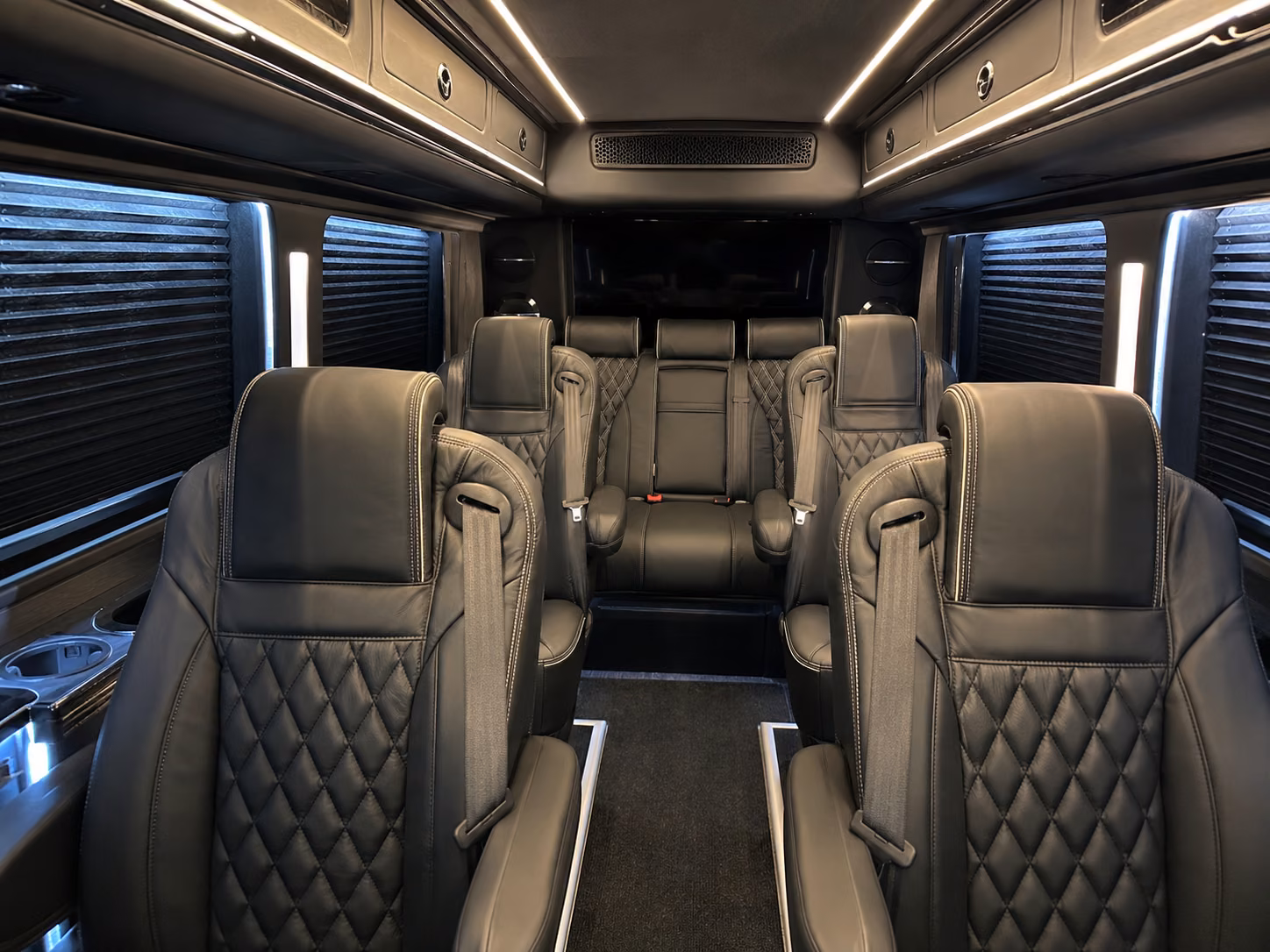 carlsbad 18 passenger sprinter van inside