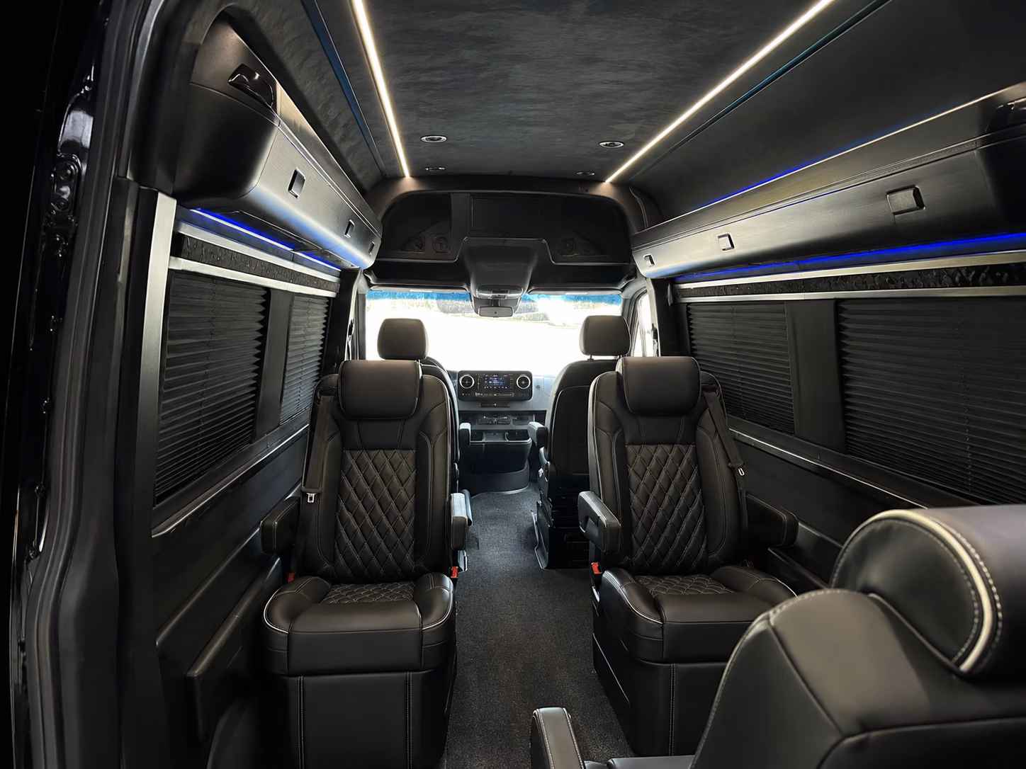carlsbad 8 passenger sprinter van interior